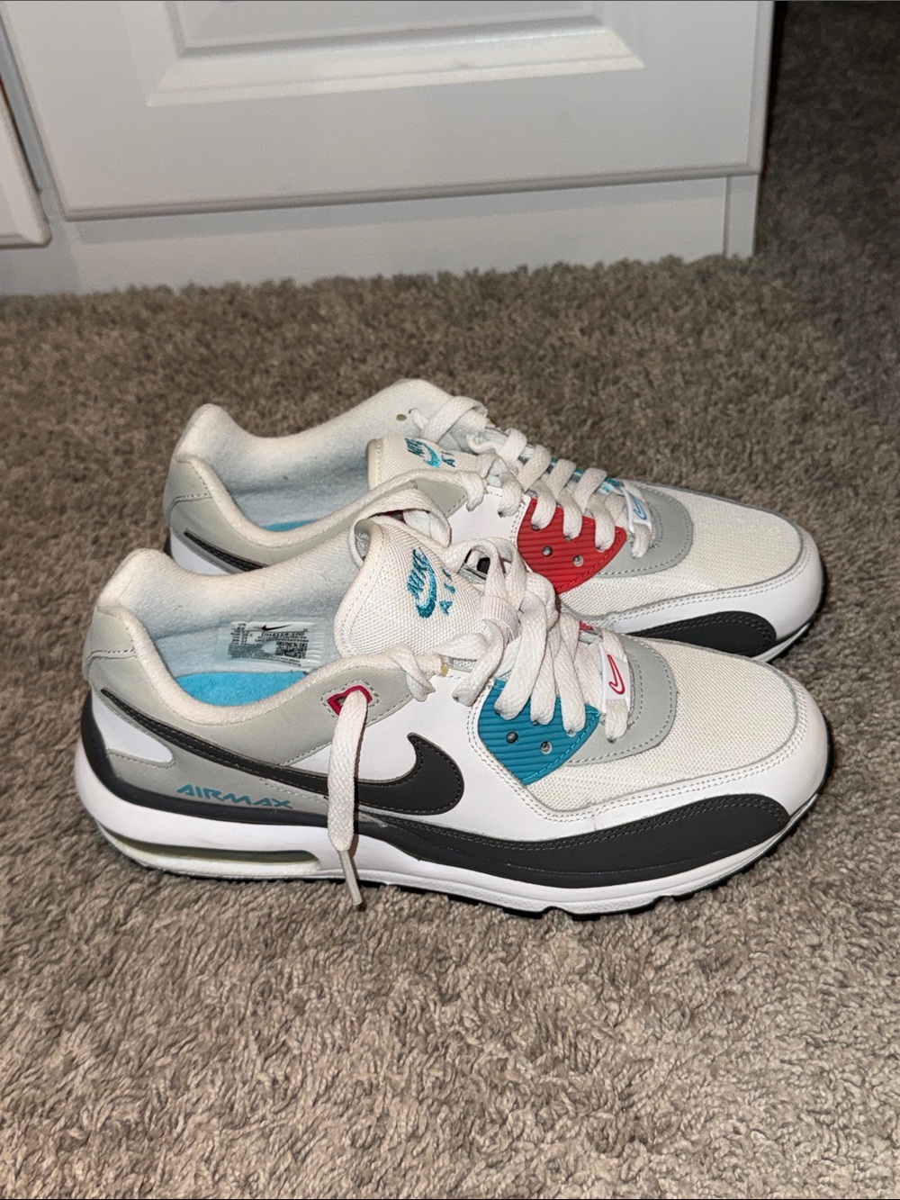 2021 Nike Air Max Wright GS 'Grey Fog Chlorine Blue'